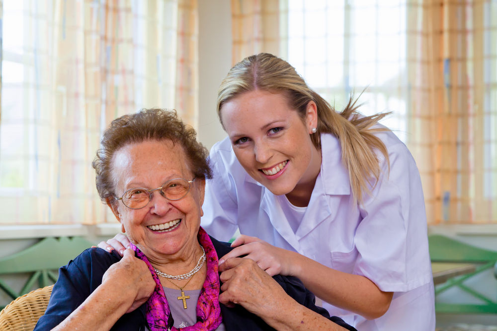 Healthcare Care Happy Worker Client